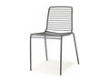 Chair - Red Plastic, W 18.9 x D 18.9 x H 32.3 in