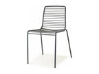 Chair - Red Plastic, W 18.9 x D 18.9 x H 32.3 in