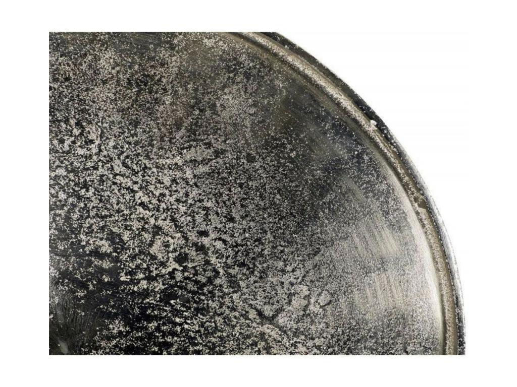 Home Item - Silver Aluminum, W 19.7 x D 25.6 x H 19.7 in