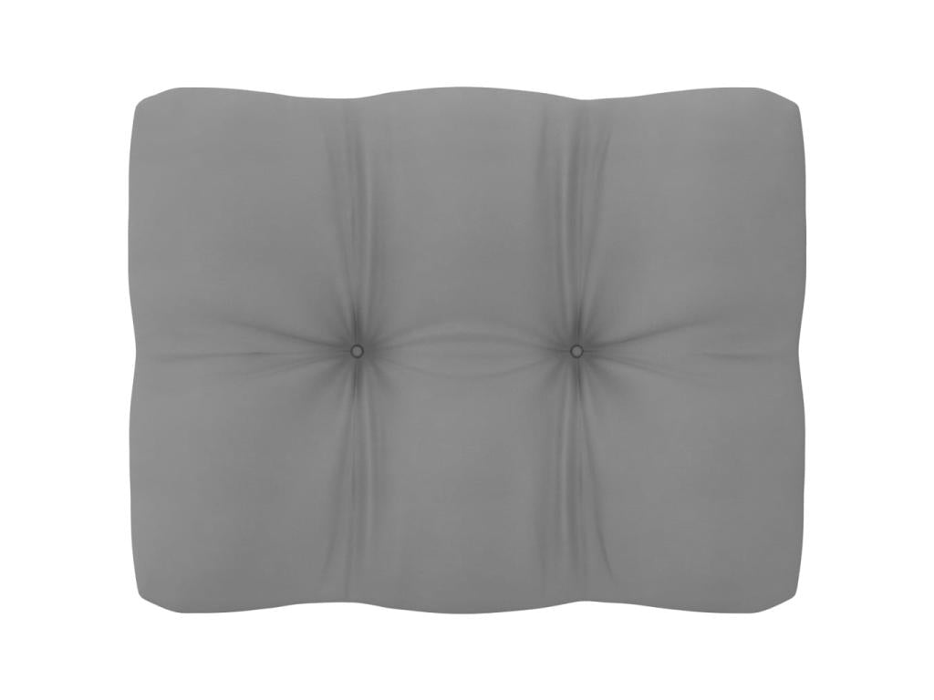 6-Piece Outdoor Patio Set with Cushions - Blue Wood, W 23.6 x D 17.7 x H 34.6 in