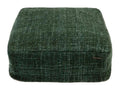 Home Item - Green Cotton, W 23.6 x D 23.6 x H 9.8 in