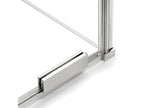 Home Item - Silver Glass, W 35.4 x D 35.4 x H 78.7 in