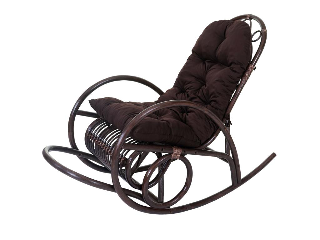 Armchair - Brown Wood, W 22.8 x D 54.7 x H 43.3 in