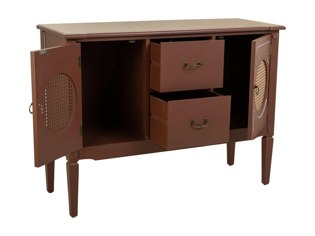 Sideboard - Brown Wood, W 41.7 x D 15.7 x H 30.7 in