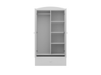 Wardrobe - White Engineered Wood, W 35.4 x D 22.4 x H 73.6 in