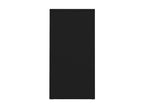 Set of 2 Wardrobes - Black Wood, W 12.4 x D 13.8 x H 27.6 in