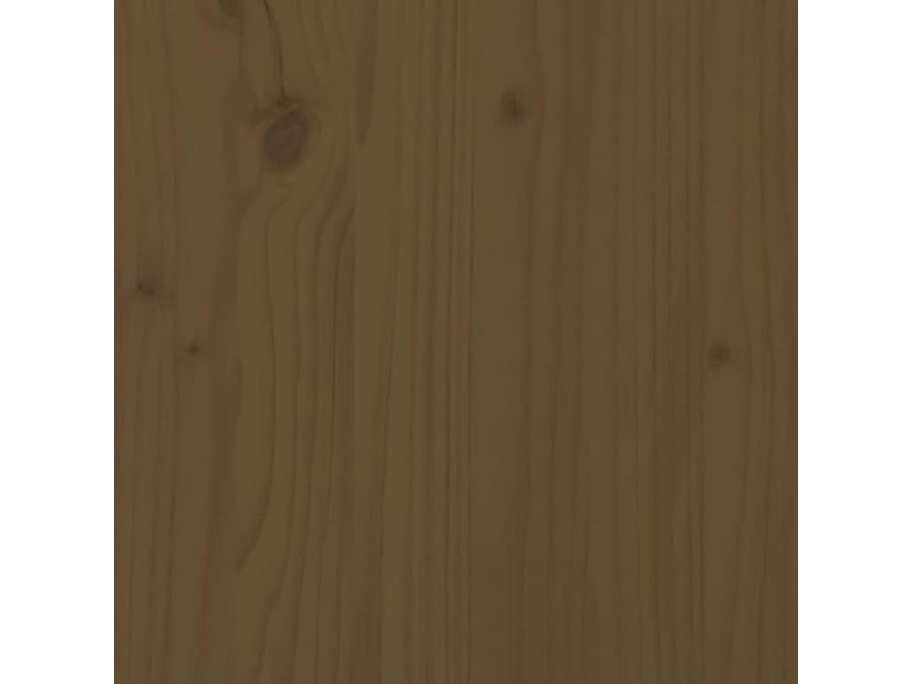 Bed - Brown Wood, W 32.5 x D 1.2 x H 31.5 in