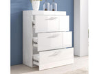 Dresser - White Engineered Wood, W 39 x D 14.2 x H 29.5 in