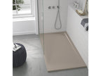 Shower Tray - Beige Resin, W 39.4 x D 35.4 x H 1.2 in