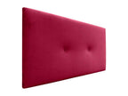 Bed - Red Velvet, W 37.4 x D 1.6 x H 19.7 in