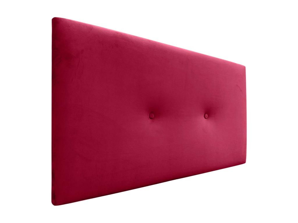 Bed - Red Velvet, W 37.4 x D 1.6 x H 19.7 in