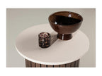 Table - Brown Wood, W 20.5 x D 20.5 x H 17.3 in