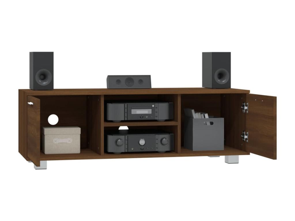 TV Stand - Brown Engineered Wood, W 47.2 x D 15.9 x H 13.8 in