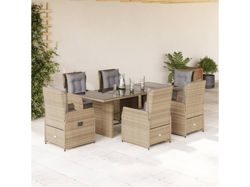 Set of 7 Home Items - Gray Resin, W 24.4 x D 27.2 x H 24.4 in