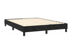 Bed Frame with Mattress - White Velvet, W 79.9 x D 57.9 x H 30.7 in