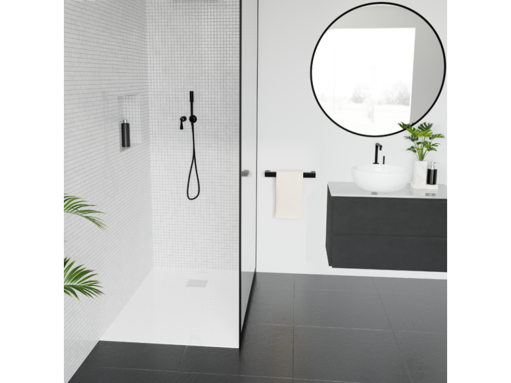 Home Item - White Ceramic, W 39.4 x D 31.5 x H 1.6 in