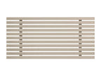 Bed - Beige Wood, W 59.1 x D 0.5 x H 18.1 in