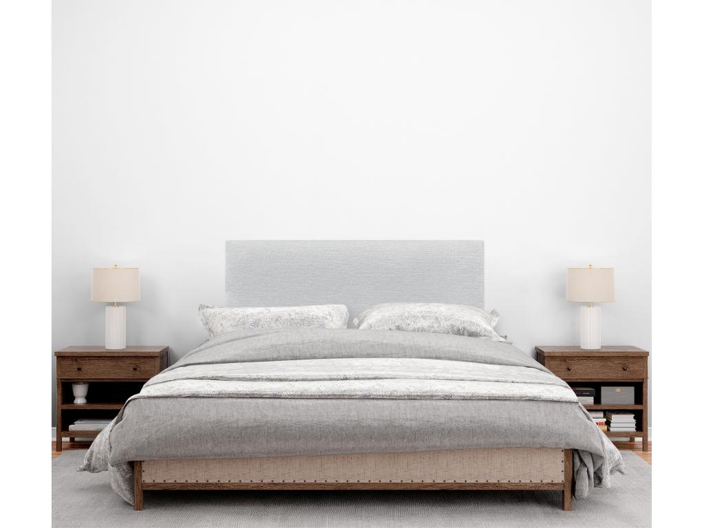 Bed - White Laine, W 31.5 x D 3.1 x H 23.6 in