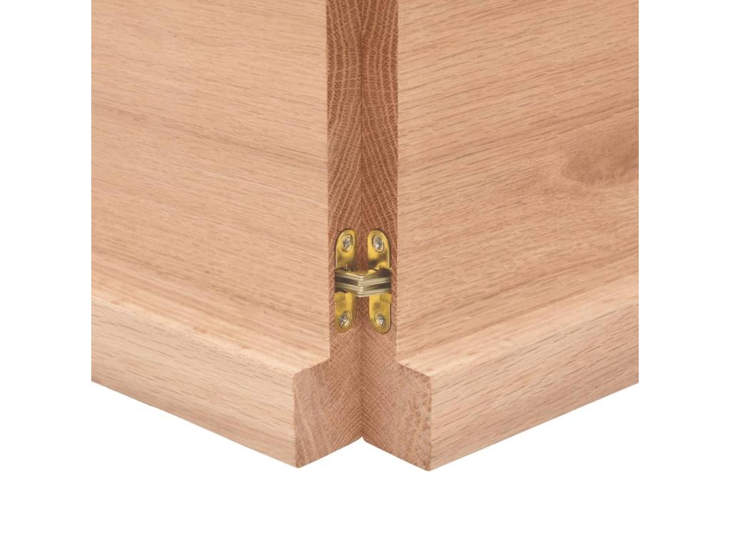 Shelf - Brown Wood, W 47.2 x D 19.7 x H 1.6 in