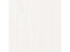 Bed - White Wood, W 80.9 x D 67.3 x H 62.2 in
