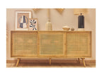 Sideboard - Beige Wood, W 70.9 x D 17.7 x H 31.5 in