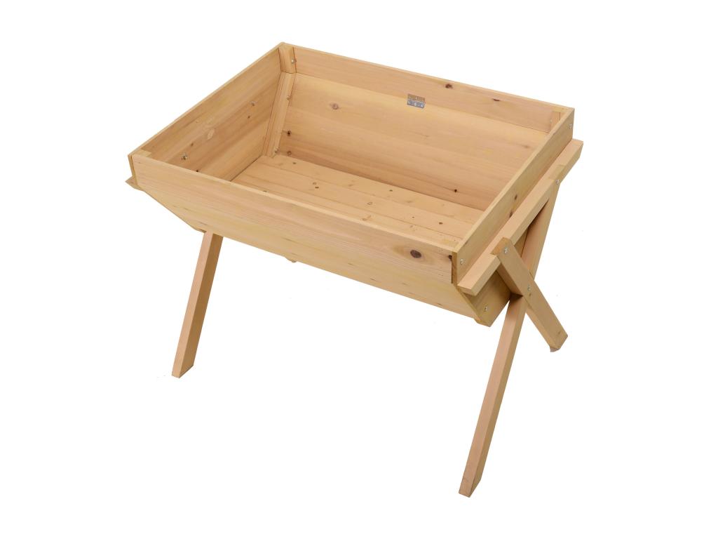 Home Item - Beige Wood, W 48 x D 22 x H 29.9 in