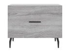 Coffee Table - Gray Engineered Wood, W 19.7 x D 19.7 x H 15.7 in