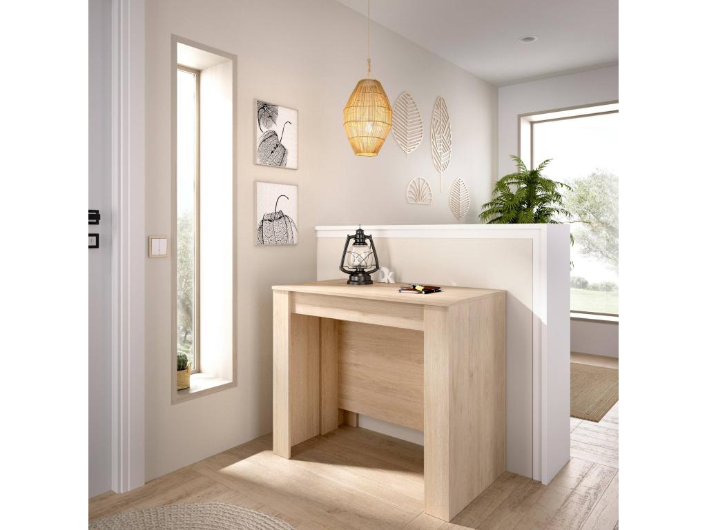 Table - Brown Engineered Wood, W 94.1 x D 35.4 x H 30.3 in