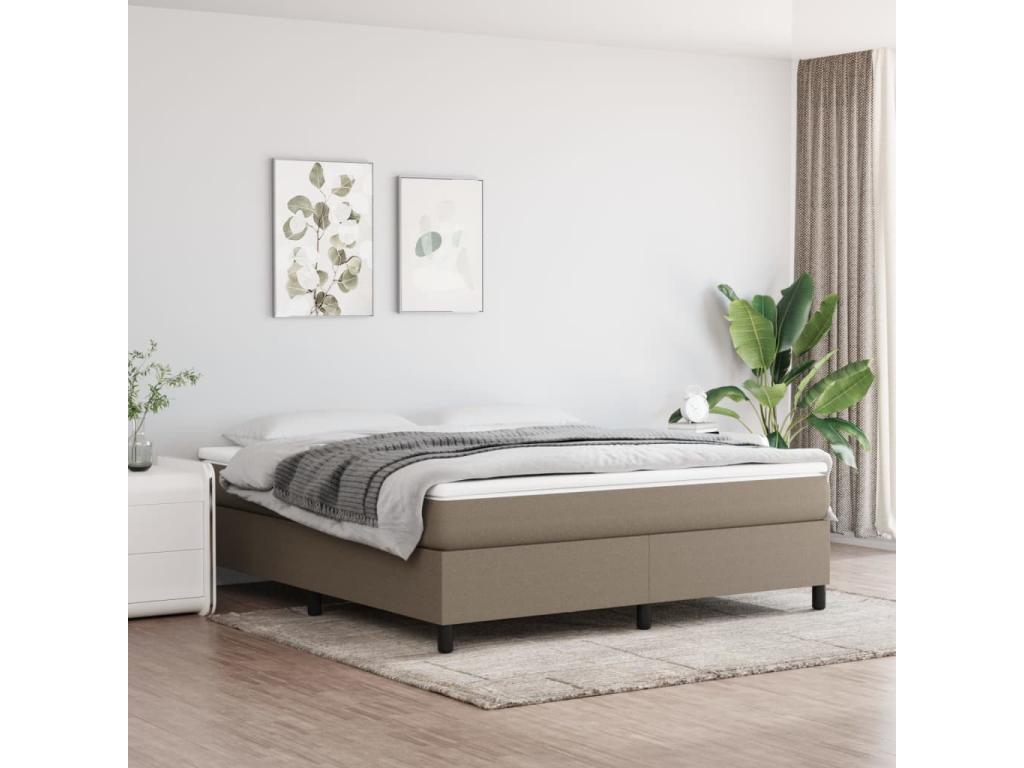 Bed - Engineered Wood, W 79.9 x D 70.9 x H 13.8 in