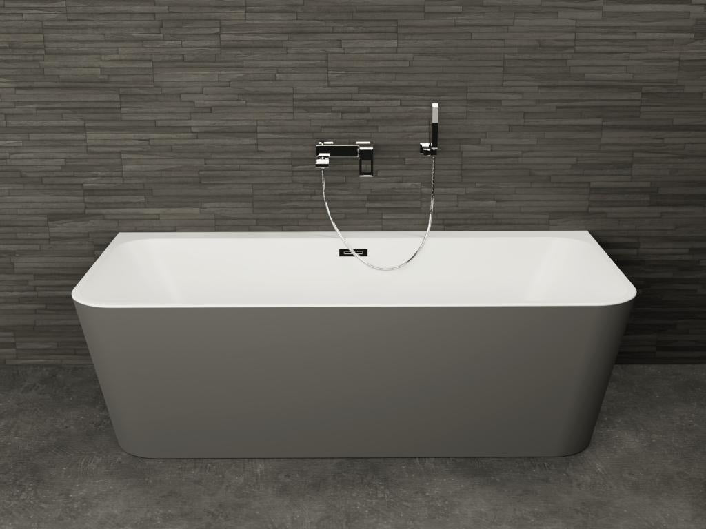 Home Item - White Acrylic, W 66.9 x D 31.9 x H 22.4 in