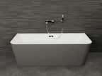 Home Item - White Acrylic, W 66.9 x D 31.9 x H 22.4 in