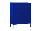 Dresser - Blue Steel, W 31.5 x D 13.8 x H 40 in