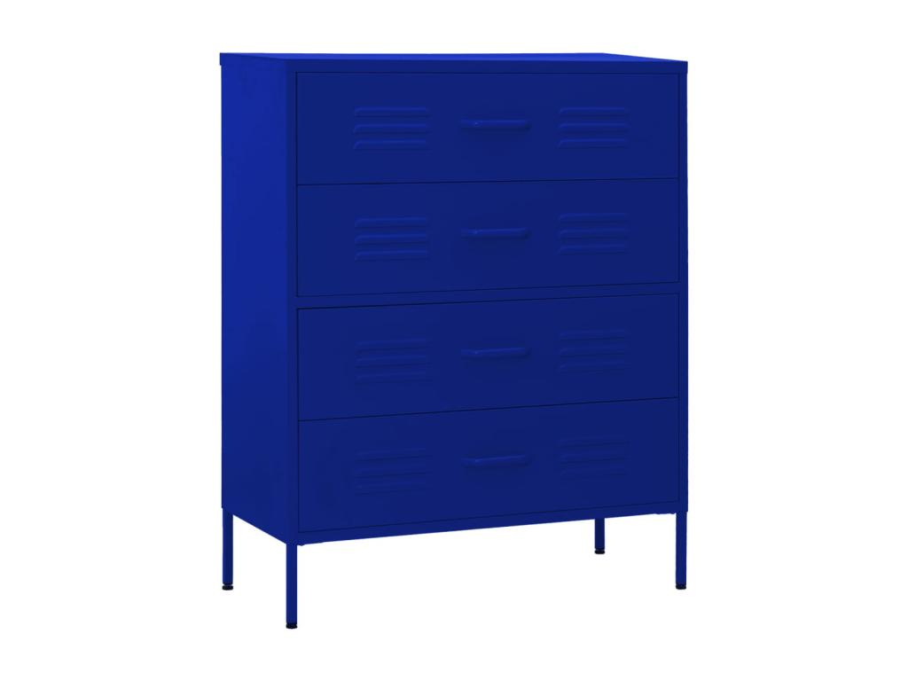Dresser - Blue Steel, W 31.5 x D 13.8 x H 40 in
