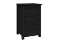 Table - Black Wood, W 15.7 x D 13.8 x H 24.2 in