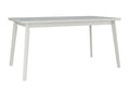 Table - White Wood, W 63 x D 35.4 x H 29.5 in