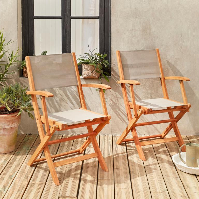 Armchair - Gray Wood, W 40.2 x D 22 x H 33.9 in