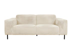 Sofa - Beige Microfibre, W 81.1 x D 37.8 x H 31.5 in