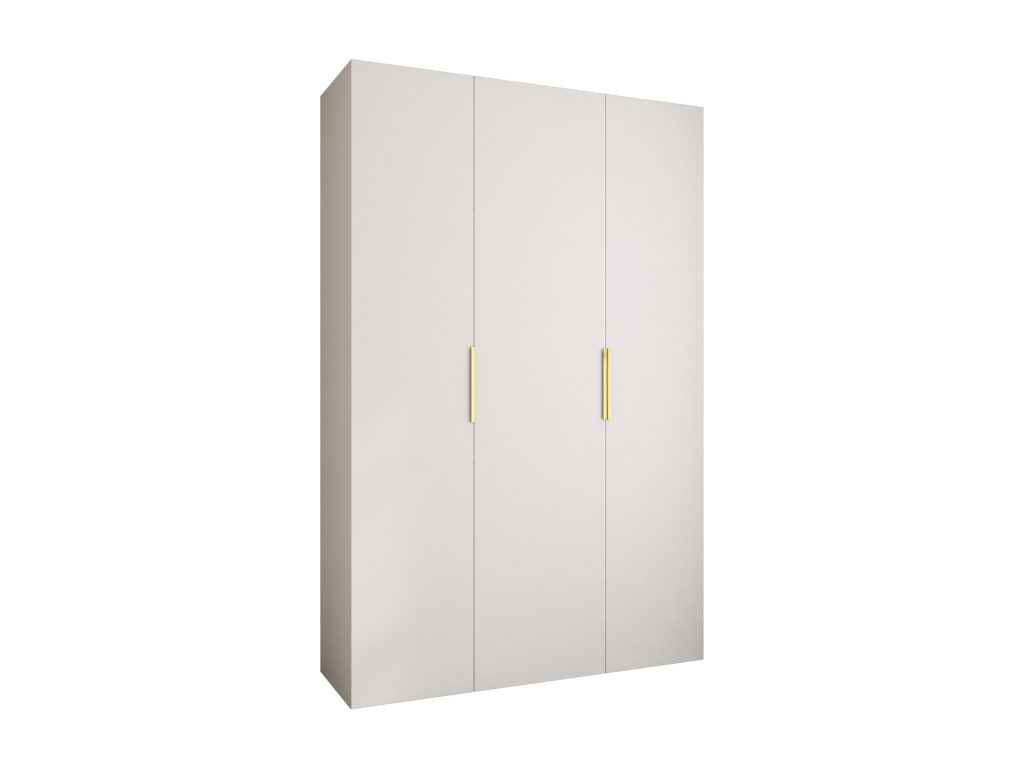 Wardrobe - Gold Engineered Wood, W 63 x D 15.7 x H 96.5 in