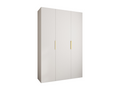 Wardrobe - Gold Engineered Wood, W 63 x D 15.7 x H 96.5 in