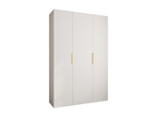 Wardrobe - Gold Engineered Wood, W 63 x D 15.7 x H 96.5 in