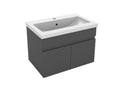 Cabinet - Gray, W 23.2 x D 15.2 x H 15.7 in