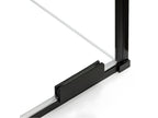 Home Item - Black Glass, W 66.9 x D 66.9 x H 78.7 in