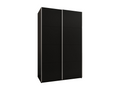 Wardrobe - Black Wood, W 59.1 x D 25.2 x H 96.7 in