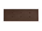 Bed - Brown Pine Wood, W 59.1 x D 1.6 x H 19.7 in
