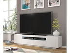 TV Stand - White Composite, W 78.7 x D 14.6 x H 16.5 in