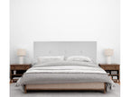 Bed - Gray Pine Wood, W 57.1 x D 1.6 x H 41.3 in