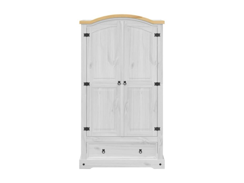 Home Item - White Wood, W 40.2 x D 20.5 x H 73.2 in