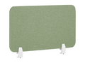 Desk - Green Polyester Fabric, W 28.3 x D 0.8 x H 15.7 in