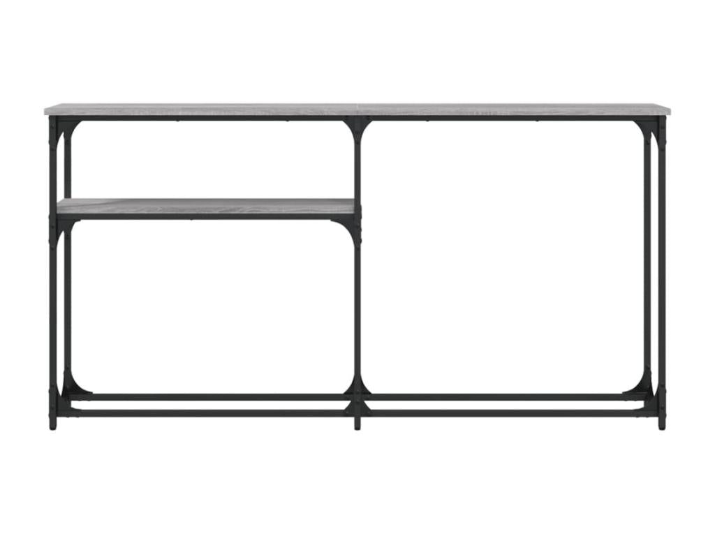 Table - Gray Wood, W 57.1 x D 8.9 x H 29.5 in