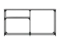 Table - Gray Wood, W 57.1 x D 8.9 x H 29.5 in